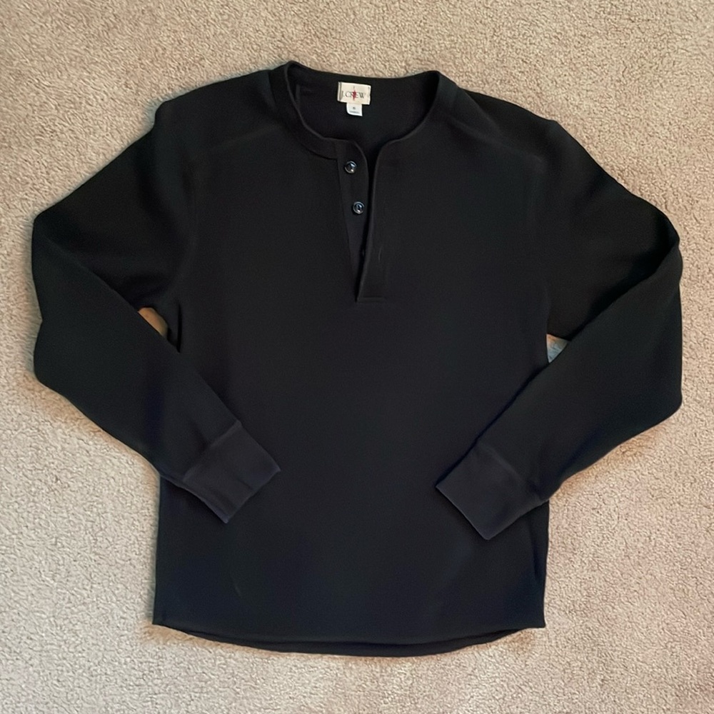 JCREW henley thermal t-shirt